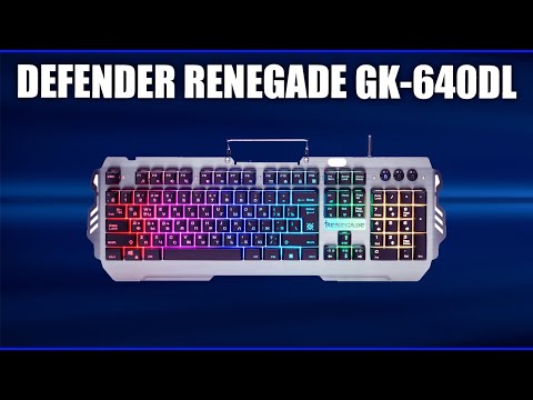 Игровая клавиатура Defender Renegade GK-640DL