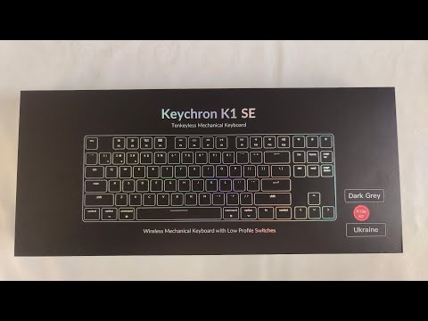 Keychron K1SE Key Optical Blue RGB Hot-Swap UA Black