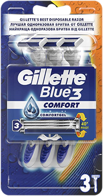 Gillette Blue3 Comfort в упаковке