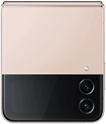 Samsung Galaxy Z Flip4 в сложенном виде сзади