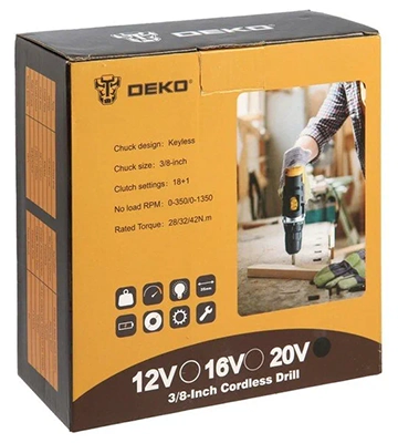 DEKO DKCD20FU-Li 063-4102 в упаковке