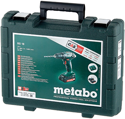 Metabo BS 18 602207550 кейс