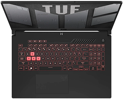 ASUS TUF Gaming A17 FA707RM-HX051 сверху