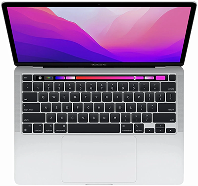 Apple MacBook Pro 13 2022 вид сверху