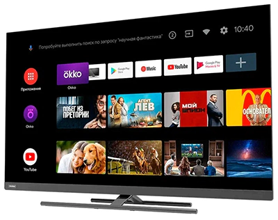Haier 55 Smart TV AX Pro справа