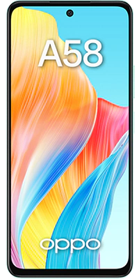 OPPO A58 спереди