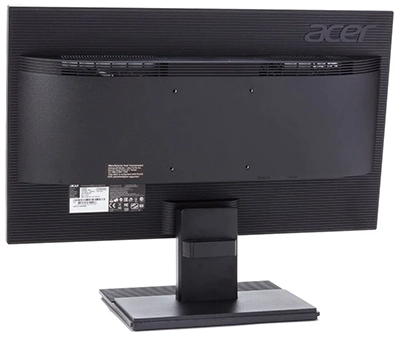 Acer V226HQLBB сзади