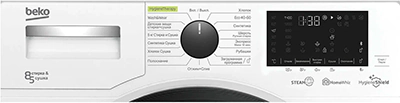 Beko WDW8564HT дисплей