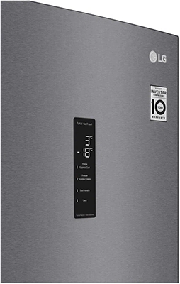 LG DoorCooling+ GA-B509 CLSL дисплей