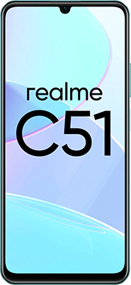 Realme C51 спереди