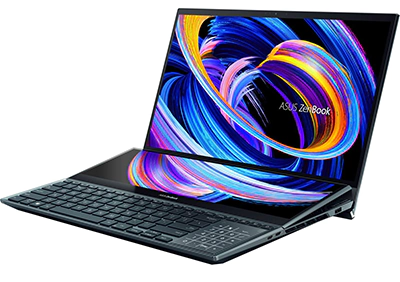 ASUS ZenBook Pro Duo справа