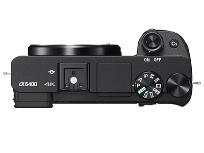 Sony Alpha ILCE-6400 Body-sverhu Sony Alpha ILCE-6400 Body сверху