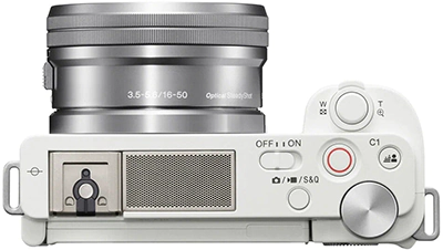 Sony ZV-E10-sverhu Sony ZV-E10 сверху