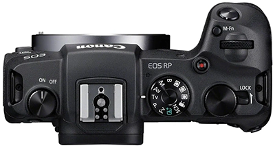 Canon EOS RP kit RF 24-105mm сверху