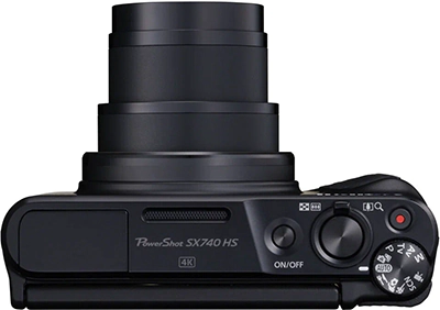 Canon PowerShot SX740 HS сверху