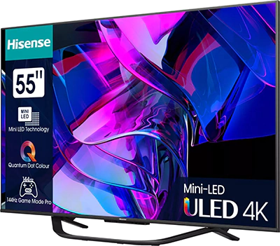 Hisense 55U7KQ справа