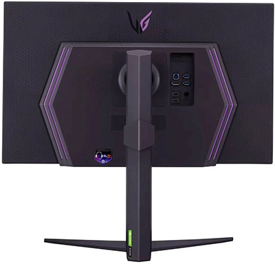 LG 32GR93U-B сзади
