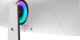 Samsung Odyssey OLED G9 слева