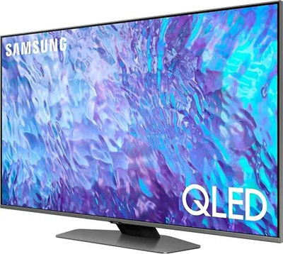 Samsung-QE55Q80CAUXRU-sprava Samsung QE55Q80CAUXRU справа