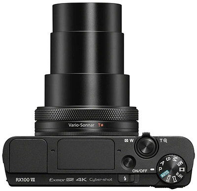Sony Cyber-shot DSC-RX100M7 сверху 