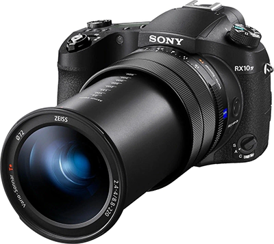 Sony Cyber-shot DSC-RX10M4 слева