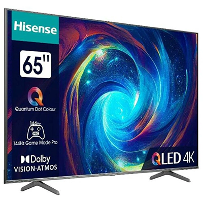 Hisense 65E7KQ PRO слева