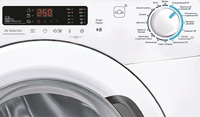 Candy CSH41273DW/2-07 дисплей