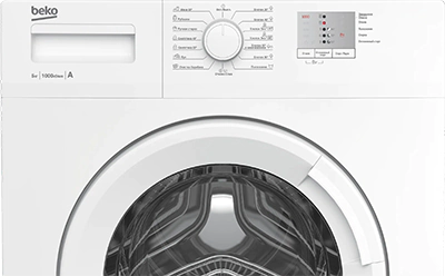 BEKO WRS5511BWW дисплей