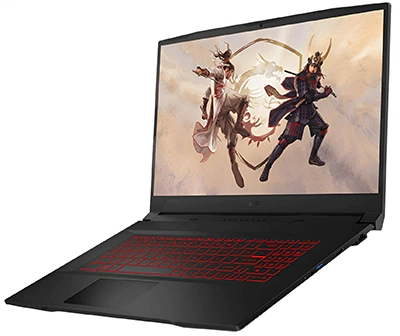 MSI GF76 B12UCX-1005XRU-sprava MSI GF76 B12UCX-1005XRU справа