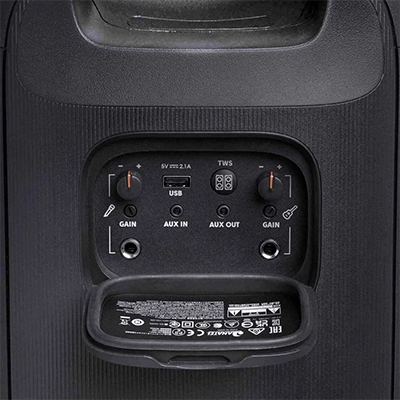 JBL Partybox 110 порты