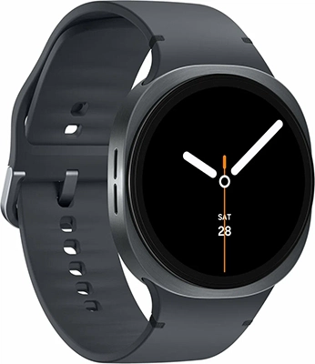 Samsung Galaxy Watch 8 слева